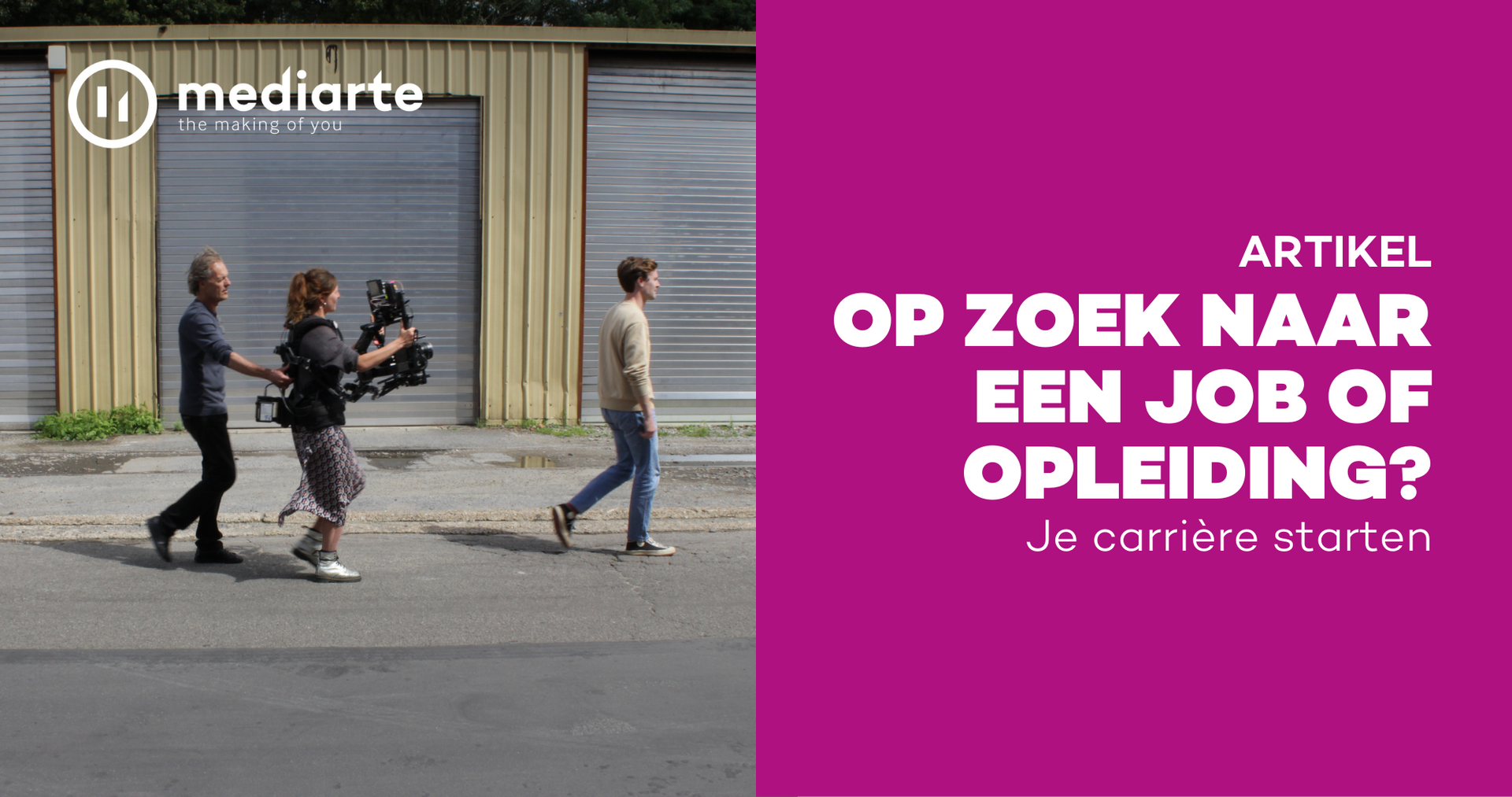 op zoek naar een job of opleiding?