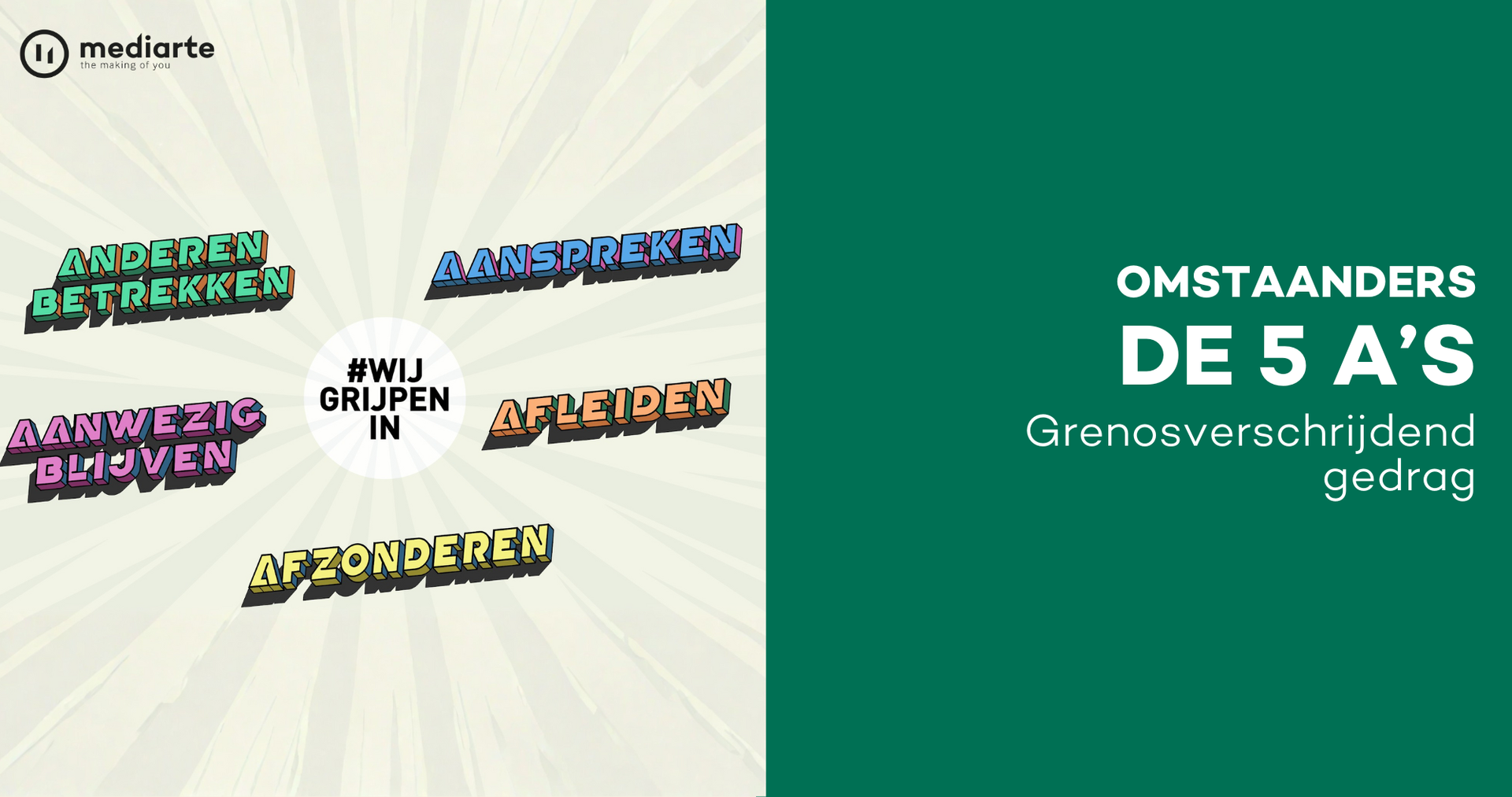 Hoe reageer je als omstaander op grensoverschrijdend gedrag?