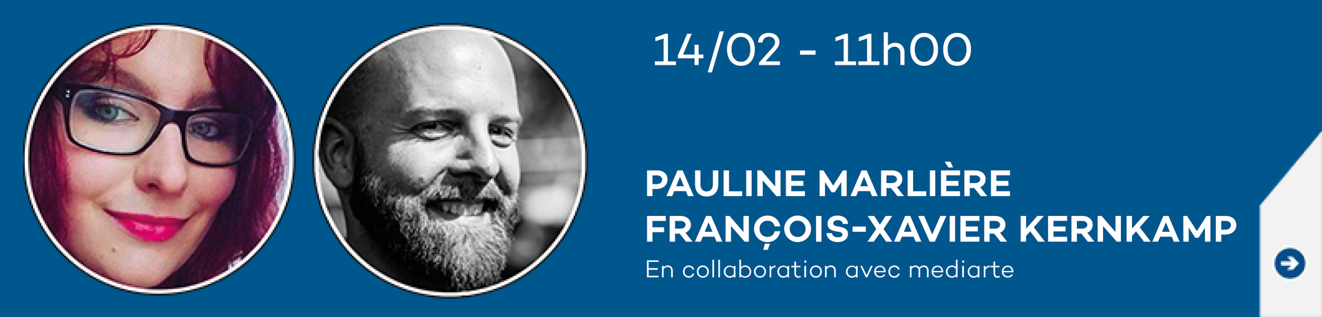 Pauline Marlière et François-Xavier Kernkamp