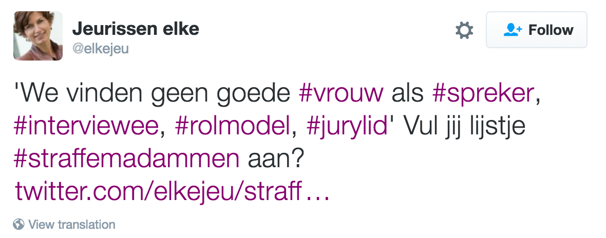 Elke Jeurissen op Twitter