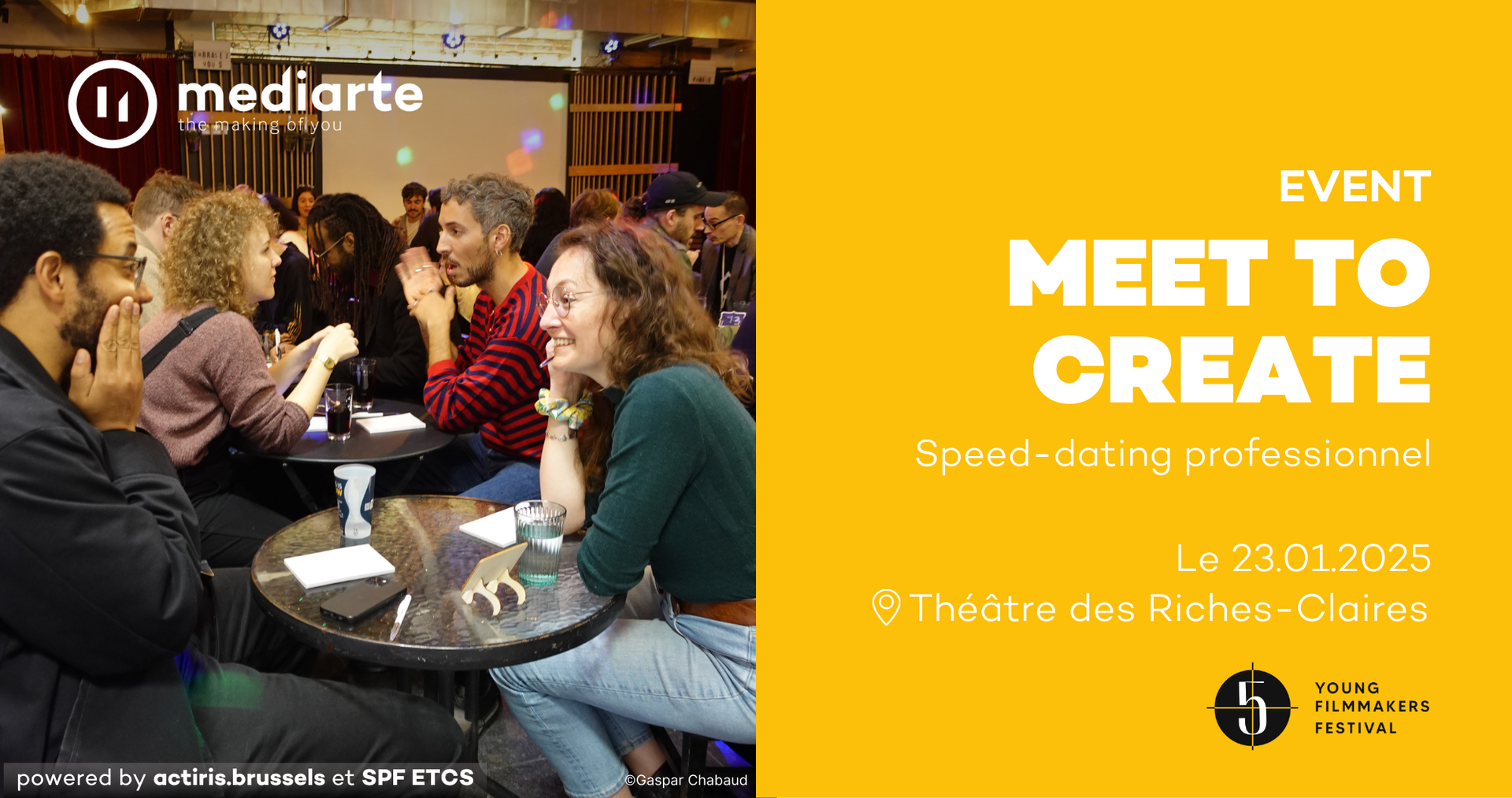 Meet To Create : Speed-dating professionnel pour débuter et collaborer 