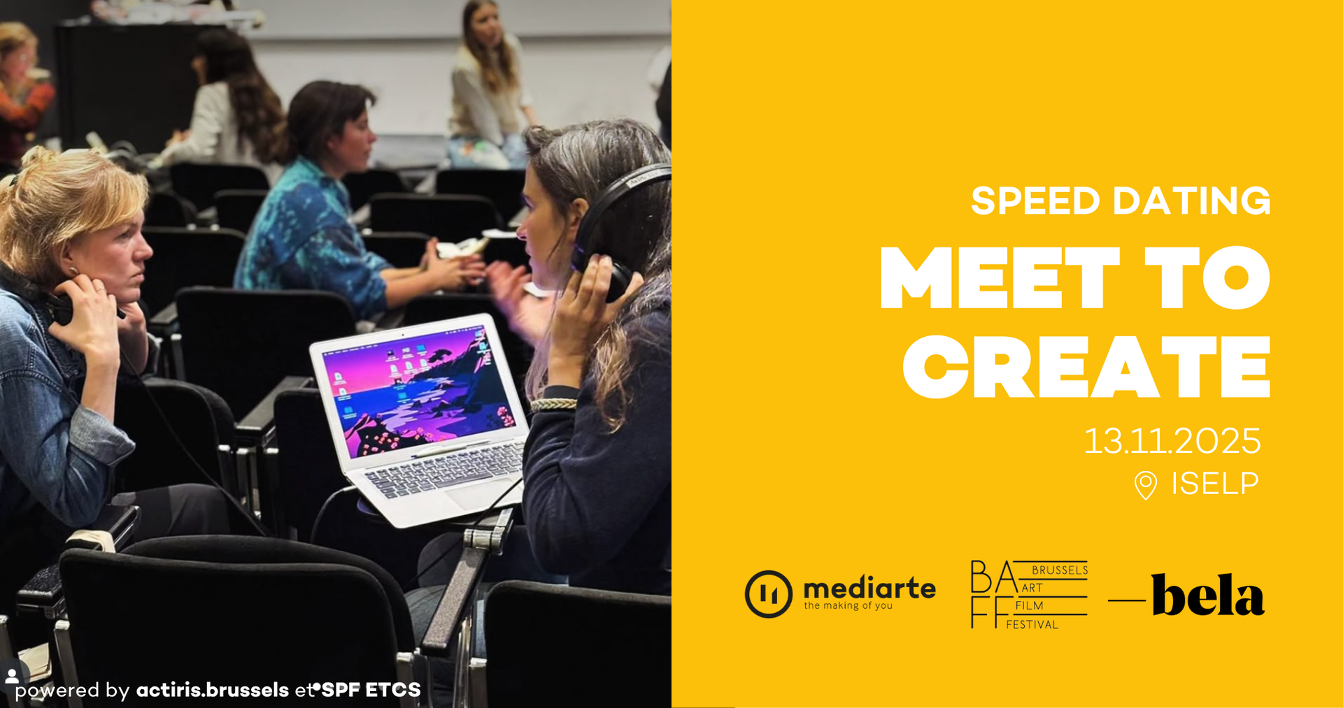 Meet To Create : le retour d’un speed-dating artistique pour stimuler les collaborations interdisciplinaires