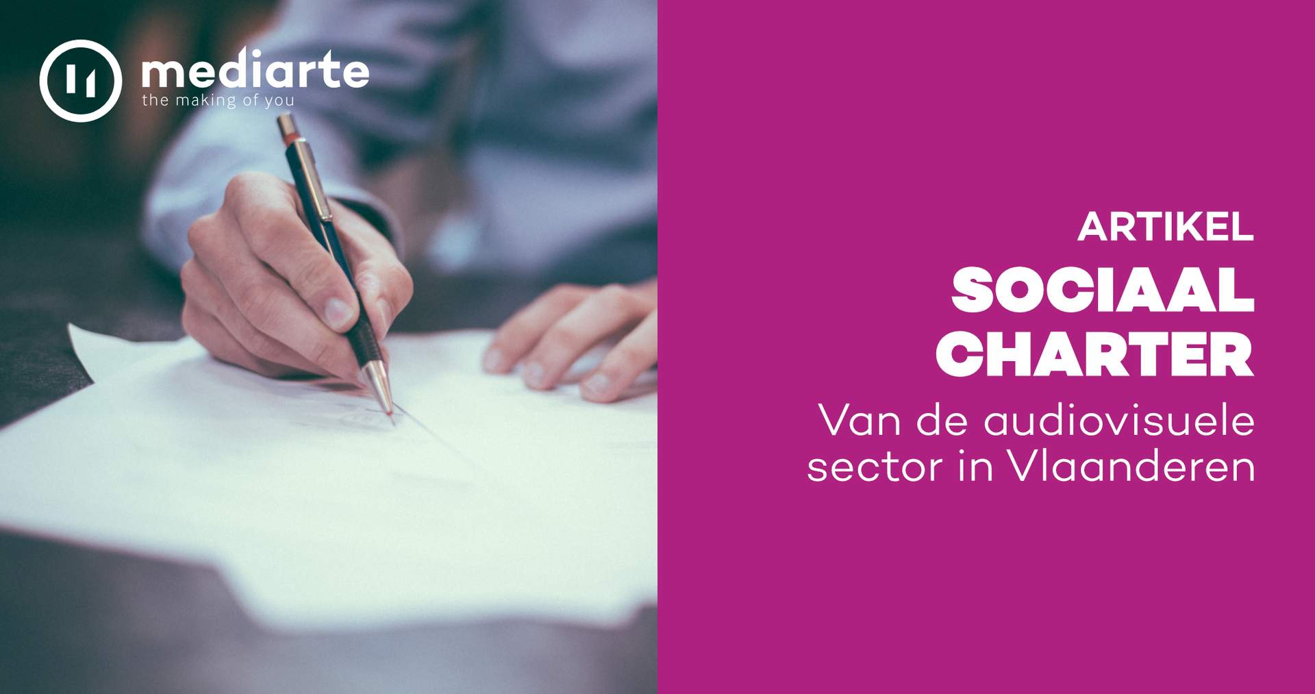 Sociaal Charter Audiovisuele Sector, 2013