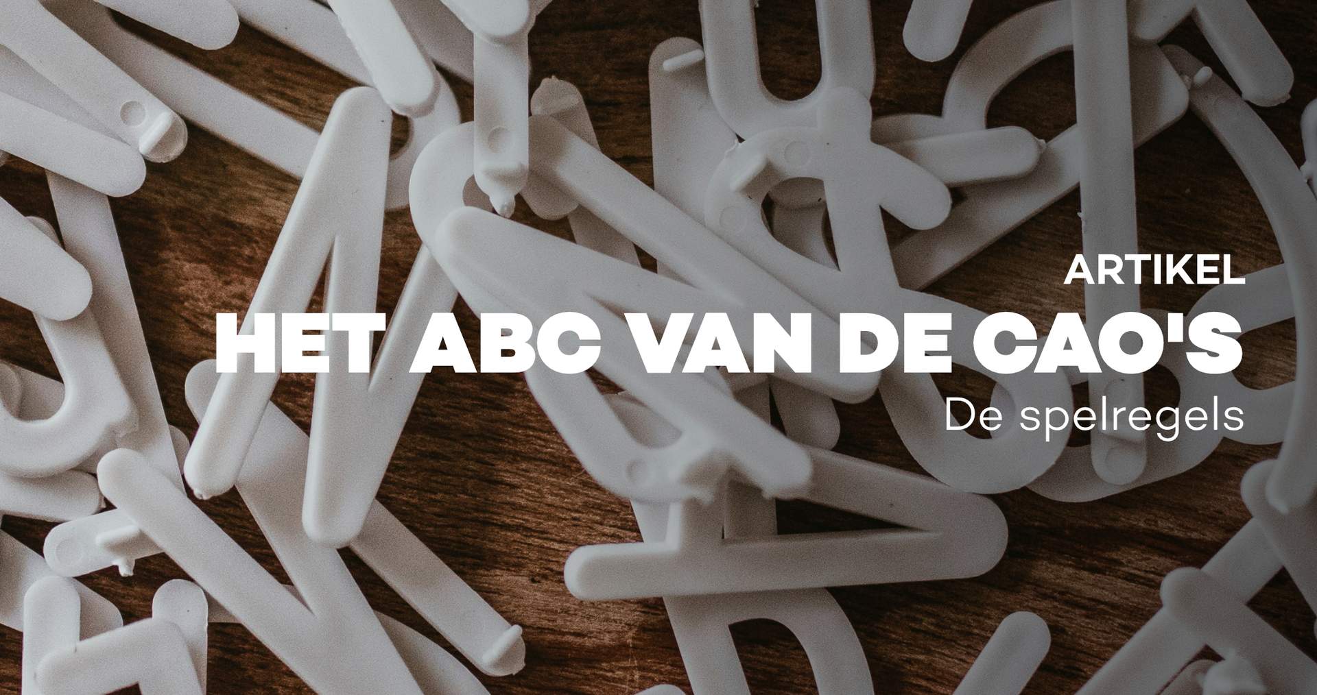 het abc van de cao's