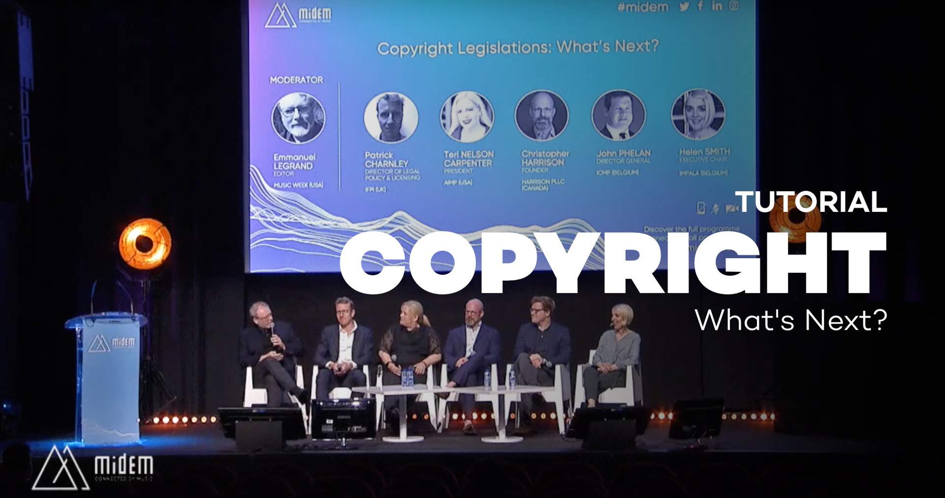 Copyright Legislations: What's Next? - Midem 2019